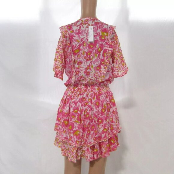 NEW POUPETTE ST BARTH Women's Size S Alyson Mini Dress Pink - Picture 2 of 6